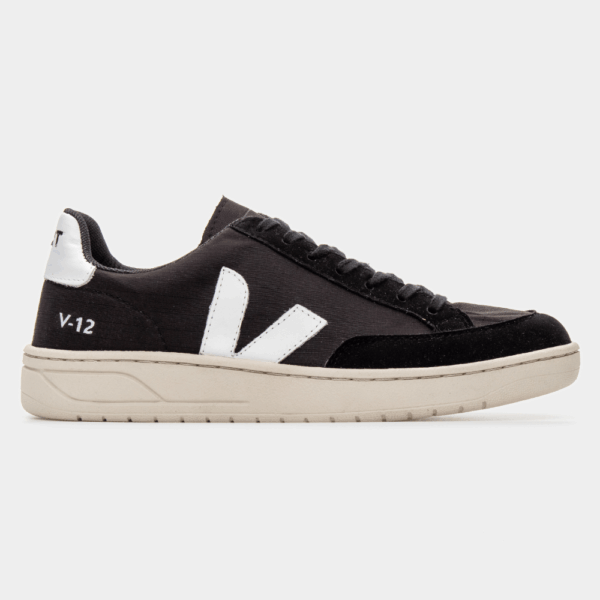 TÊNIS VERT V-12 TECIDO EXTRA PRETO E BRANCO